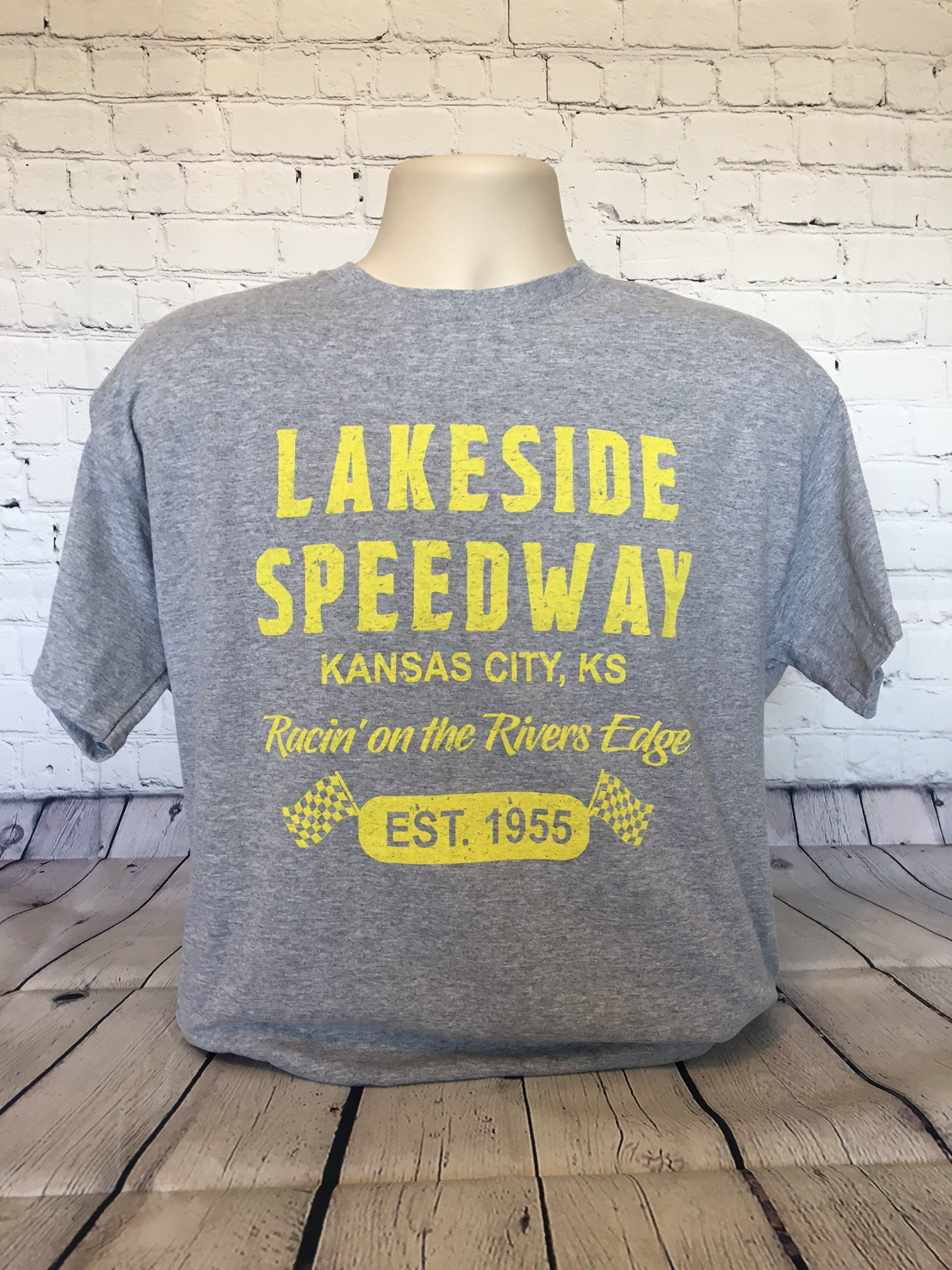 Lakeside Yellow Retro Logo – High Maintenance Racewear